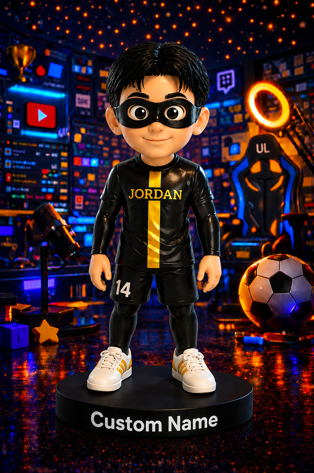Custom Pro Clubs Player Figurine